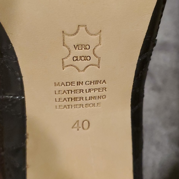 Mimco Black Peeptoe Heels - Picture 6 of 8